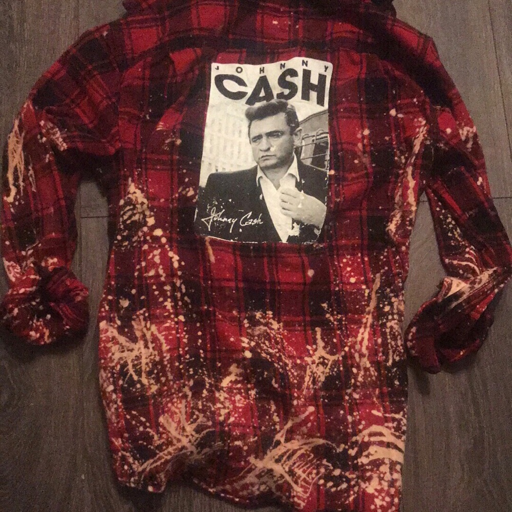 Grunge Johnny cash flannel size medium